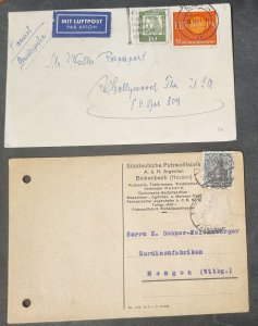 germany 9 covers 1930s' - great items!!! #713