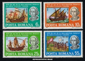 Romania Scott 3770-3773 Mint never hinged.