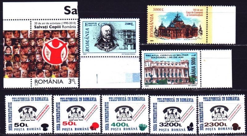 Collection. Romania. MNH.