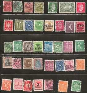 GERMANY USED STAMP LOT#10