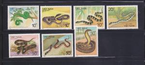 Vietnam Democratic Republic 1972-1978 Set MNH Snakes