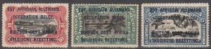 German East Africa #N18-20   F-VF Unused   CV $8.75  (A6425)