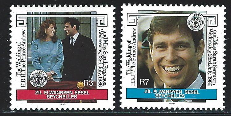 Seychelles Zil Elwannyen Sesel  mnh sc 119 - 120