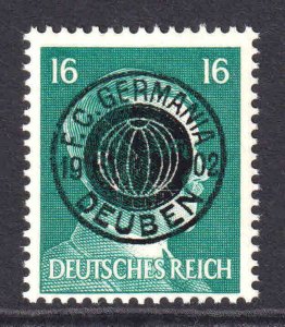 GERMANY 515 F. C. GERMANIA DEUBEN OVERPRINT OG NH U/M F/VF BEAUTIFUL GUM