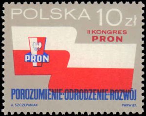 Poland #2977, Complete Set, 1987, Never Hinged