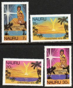 Nauru Sc #184-187 MNH