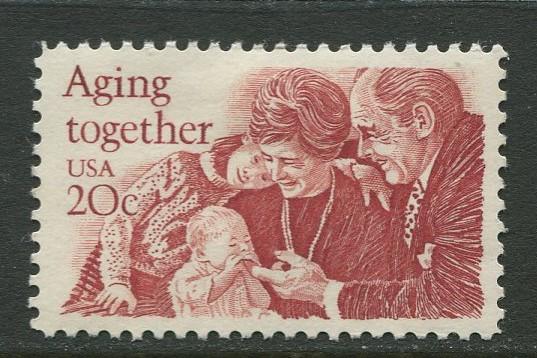 USA - Scott 2011 - Aging together - 1982 - MH -Single 20c Stamp