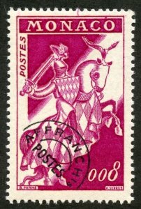 Monaco Scott 466 Unused VLHOG - 1960 8c Knight - SCV $1.60
