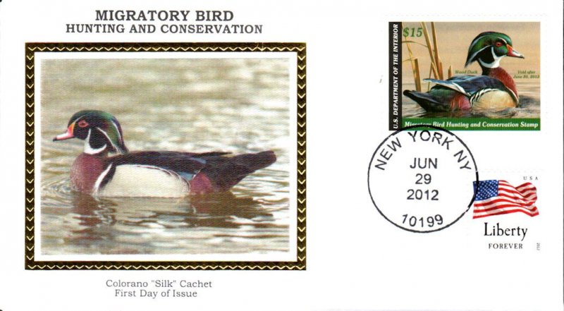 #RW79 Wood Duck Colorano FDC