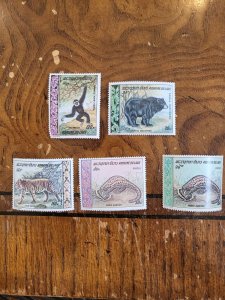 Stamps Laos Scott #192-3, C59-61 nh