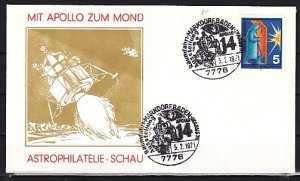 Germany, 1971 issue.02/MAY71 Cachet for Apollo 14 Program on Cover. ^