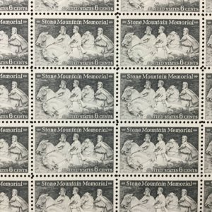 1408    Stone Mountain Memorial   MNH 6 Cent  Sheet of 50     Issued in 1970  