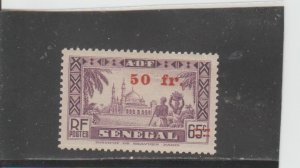 French West Africa  Scott#  3  MH  (1943 Surcharged)