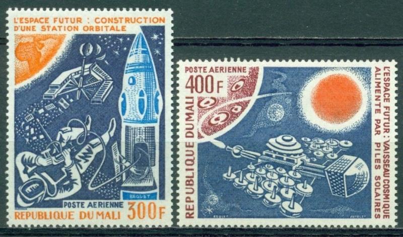 Mali Scott #C275-C276 MNH Futuristic Space Drawings CV$4+