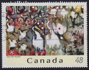 Canada - 2003 - Scott #2002b - used - Art Painting Jean-Paul Riopelle