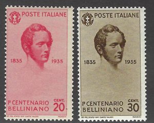 Italy SC#349-350 MNH Fine SCV$85.00...Worth a Close Look!