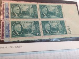 U.S. Scott # 930-33 Plate Block MNH