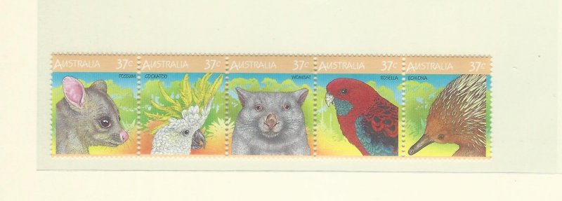 Australia 1035 strip of 5  MNH