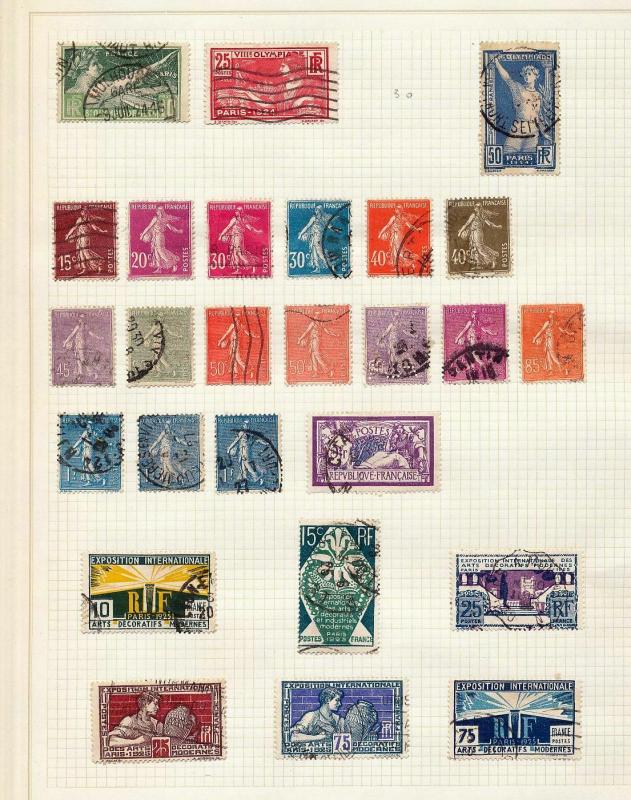 FRANCE Early/Mid Used Collection(Appx 170 Items) (JJ853