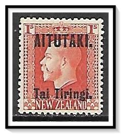 Aitutaki #18 KG V Overprinted MHH