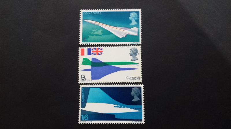 Great Britain 1969 The First Flight of the Prototype Concorde Mint