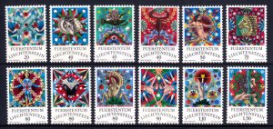 Liechtenstein - Scott #598-609 - MNH - SCV $8.20