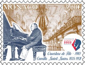 Scott #3040 Death of Cammile Sainte-Saens MNH