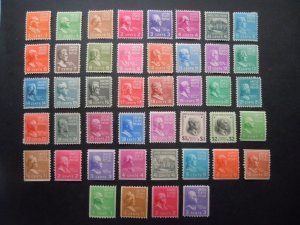 #803-832 839-847 848-851 Presidential Issue Set MH OG F/VF #9a