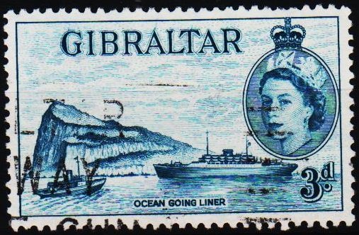 Gibraltar. 1953 3d  S.G.150 Fine Used