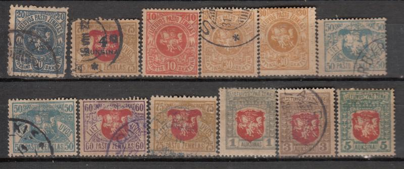 Lithuania 1919 Sc 32//60 Used