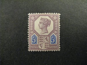 Great Britain #118a mint hinged type I disturbed gum b23.11 1701