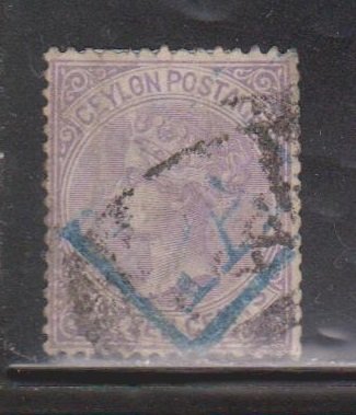 CEYLON Scott # 67 Used - Queen Victoria