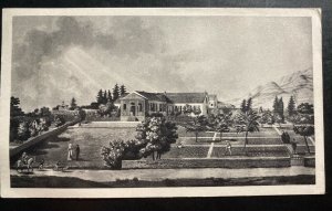 1952 St Helena RPPC Panoramic Postcard cover To Evran France Longwood View
