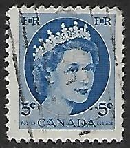 Canada # 341 - Queen Elisabeth - used.....{KlBl9}