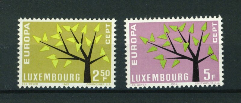 Luxembourg 1962 MNH Stamps Scott 386-387 Europa CEPT Trees