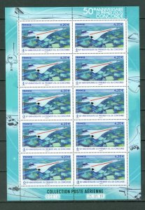 FRANCE CONCORDE #C82...MINIATURE SHEET...MNH...FACE VAL. 42.00euros