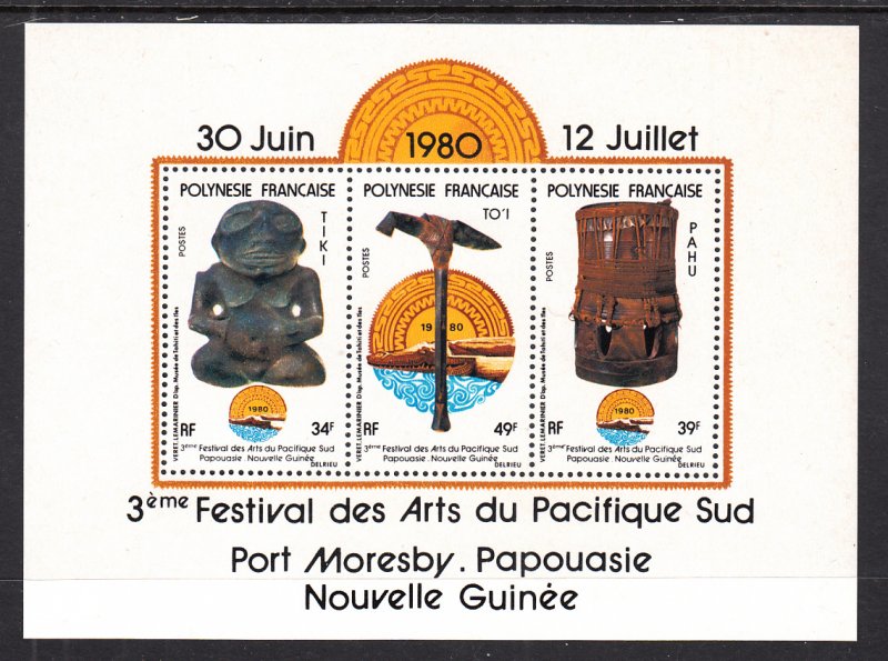 French Polynesia 336a Souvenir Sheet MNH VF