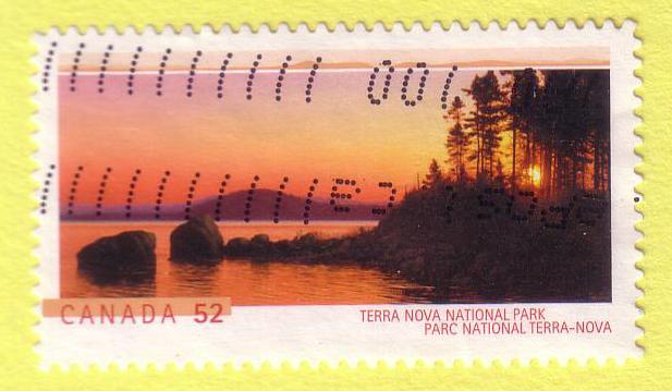 2223 Canada Terra Nova Nat'l Park, used CV $0.55