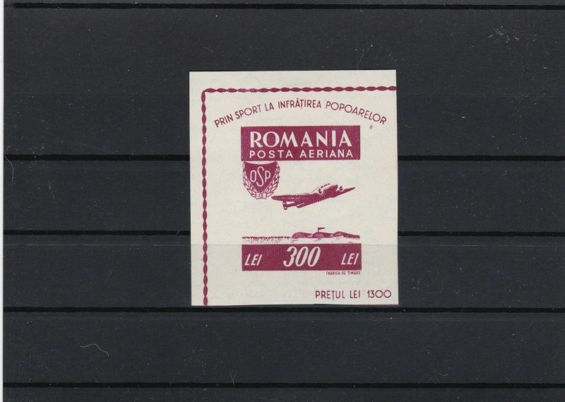 romania mounted mint stamps sheet   ref r8840