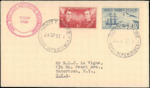 1961 NEW ZEALAND ROSS DEPENDENCY WITH CACHET