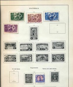 Guatemala 1871/1933 M&U On Old Pages(Appx 100 Items)NS 103