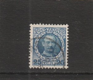 Danish West Indies  Scott#  47  Used  (1908 King Frederik VIII)