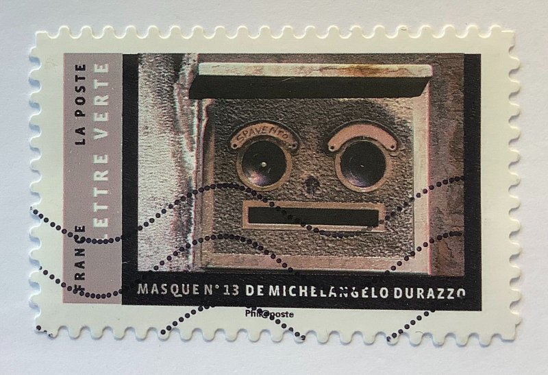 France 2017 Scott 5204 used - Mask n°13