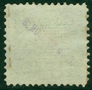 EDW1949SELL : USA 1869 Scott #117 Used. Light cancel. Nice perforations Cat $120