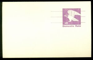 SCOTT # UX88, POSTAL CARD, DOMESTIC RATE, EAGLE, UNUSED, GREAT PRICE!