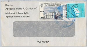 48004 - HONDURAS - POSTAL HISTORY - COVER to ITALY 1993 - BUTTERFLIES ROTARY