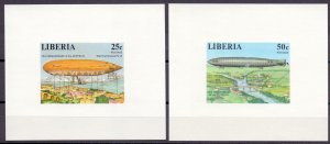 Liberia. 1978. 1054B-59B BL88B 6LB. Airships. MNH.