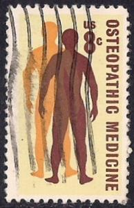 #1469 8 cent Osteopathic Medicine stamp used VF