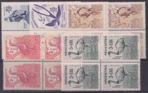 Argentina stamp MNH 1960 Birds block of 4 WS82893