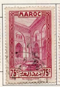 French Morocco 1933-40 Early Issue Fine Used 75c. 138192